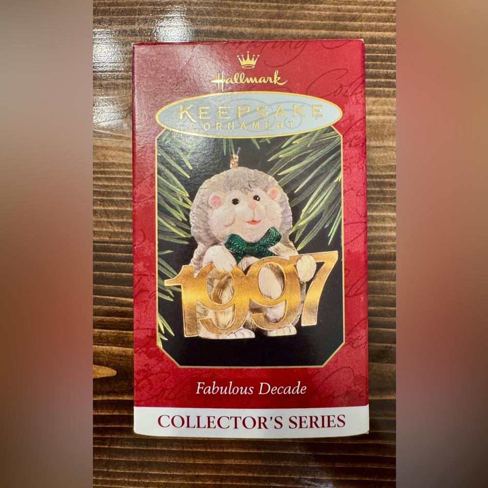 Hallmark Keepsake Ornament 1997 Fabulous Decade Hedgehog Ornament #8